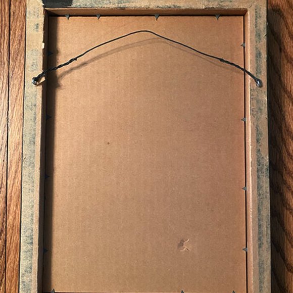 Vintage Wood Block Print signed by R.J. Porter - Picture 5 of 5